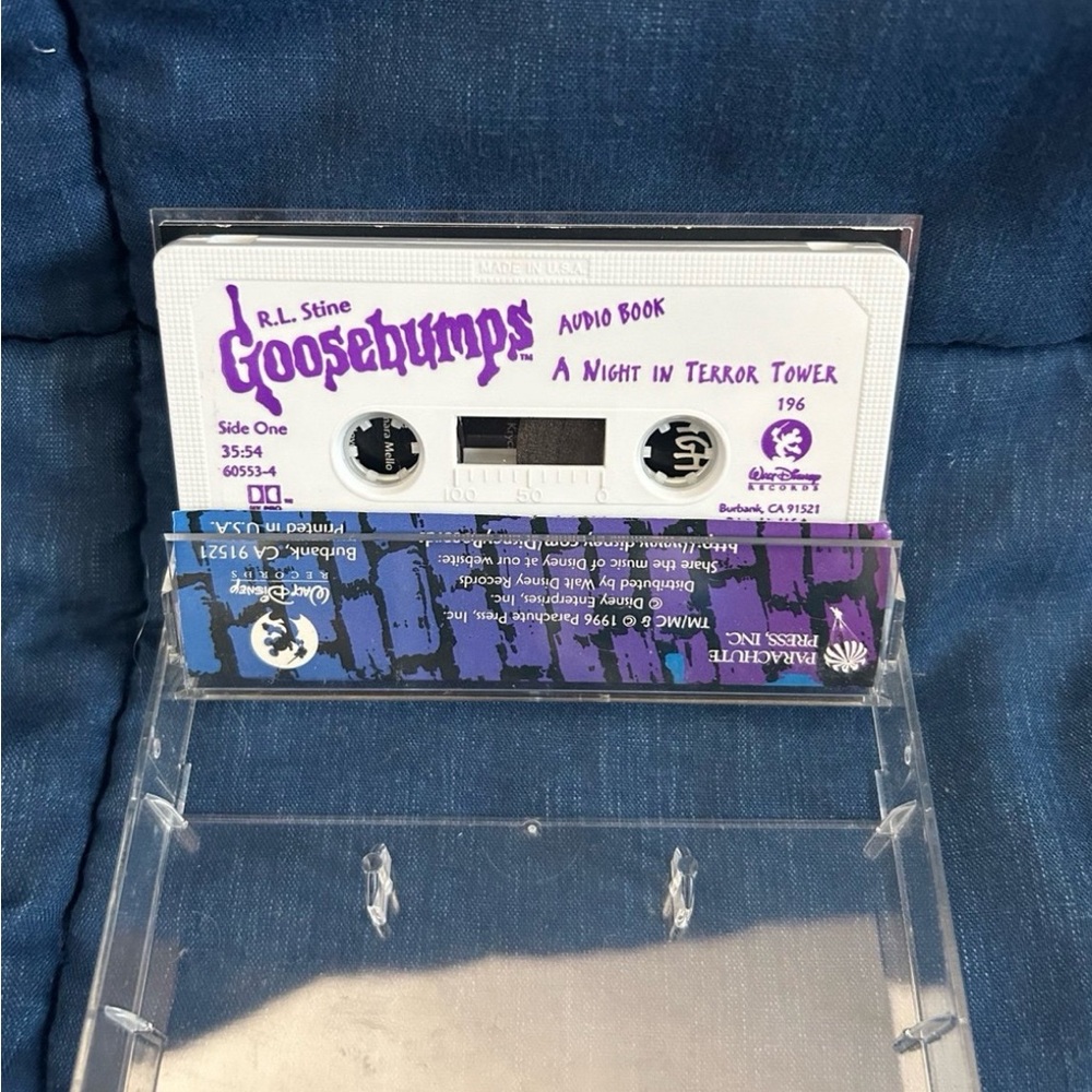 Goosebumps A Night in Terror Tower Audio Book Cassette by R.L. Stine - Picture 3 of 12